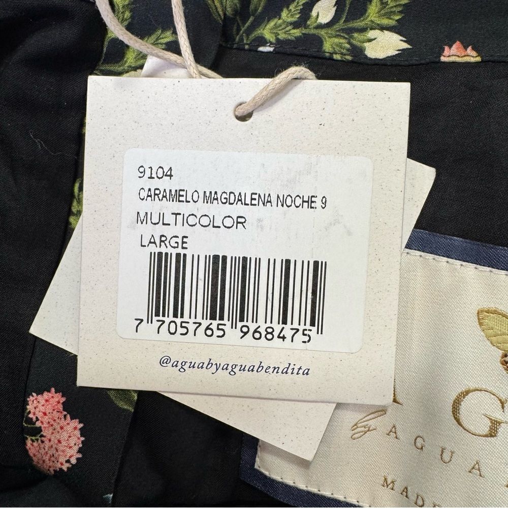 NEW Agua by Agua Bendita Caramelo Magdalena Noche Mini Dress Large - Picture 10 of 13